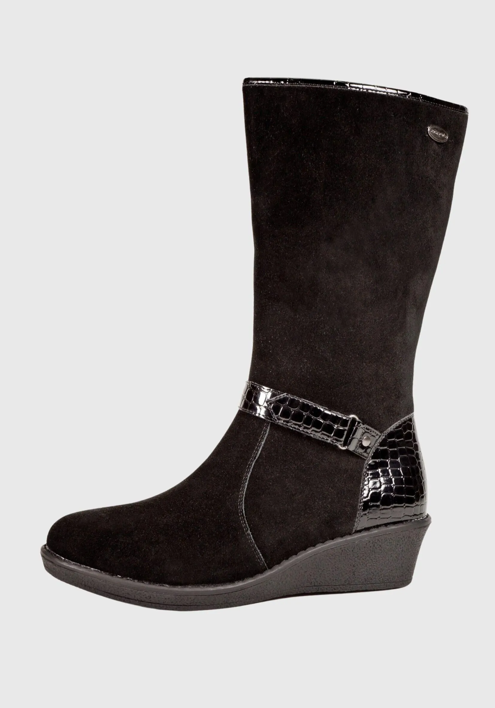 Bota Cuero Berenise Negro