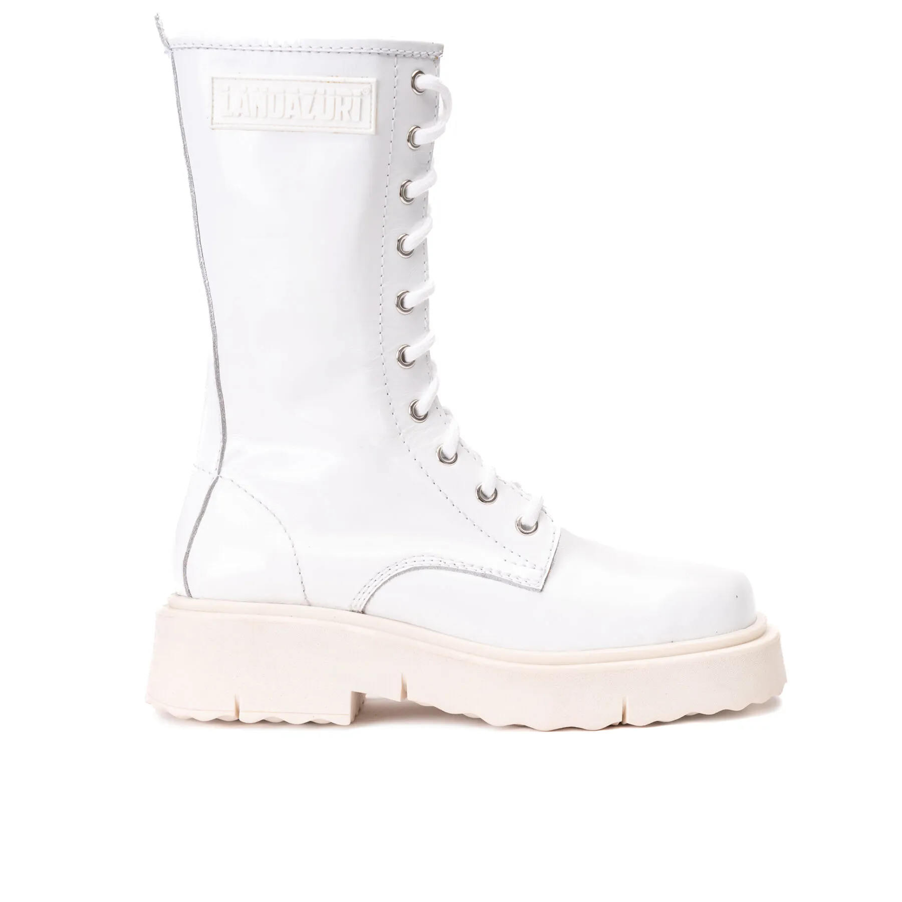 Bota Cuero Blade Blanca Landazuri