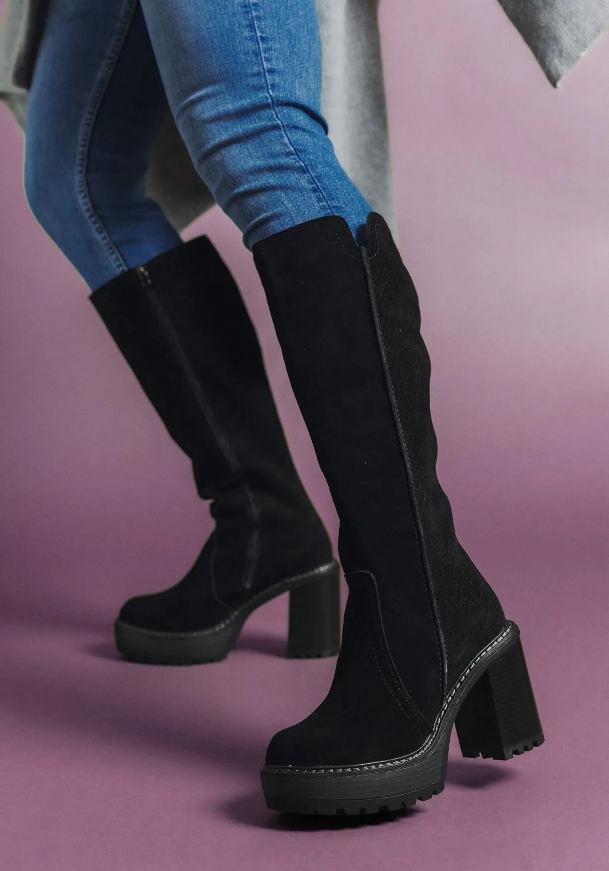 Bota Cuero Dayton Negro