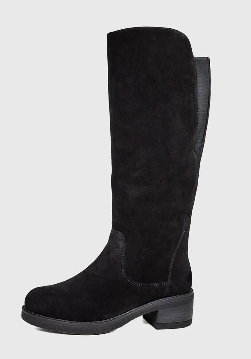 Bota Cuero Intela Negro