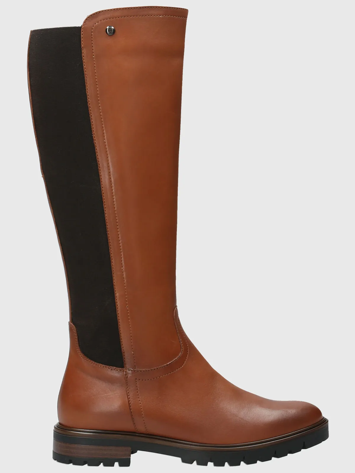 Bota Cuero Mujer Edra Café