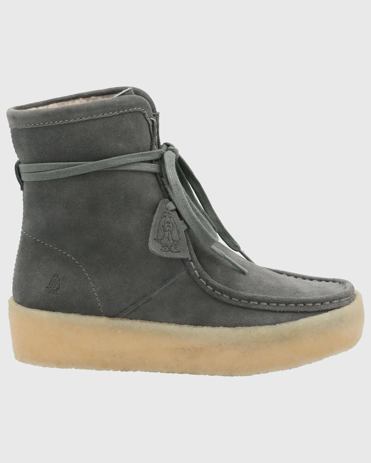 Bota Cuero Mujer Recife Gris