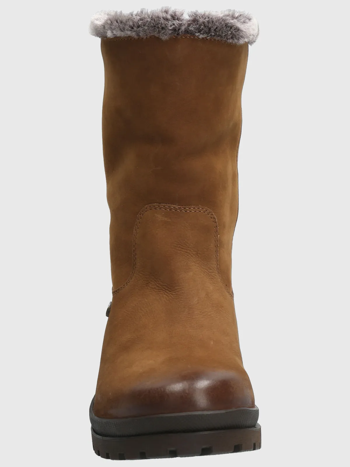 Bota Cuero Mujer Russell Café