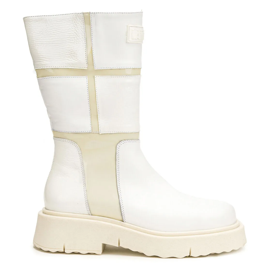 Bota Cuero Rea Blanca Landazuri