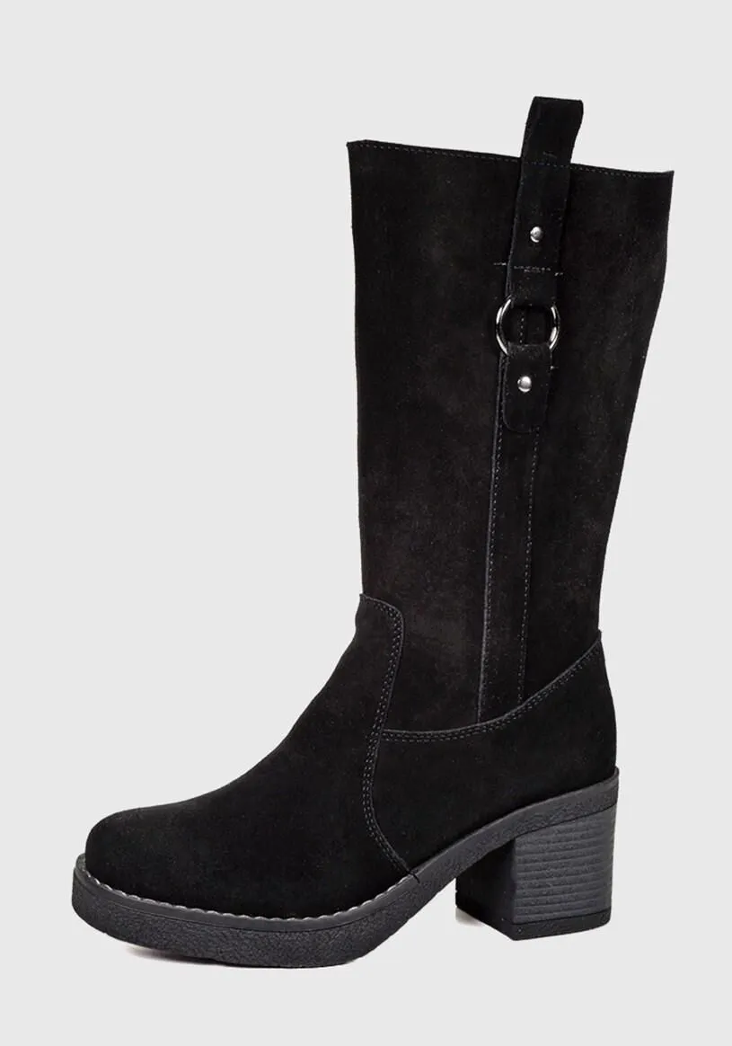 Bota Cuero Rejean Negro
