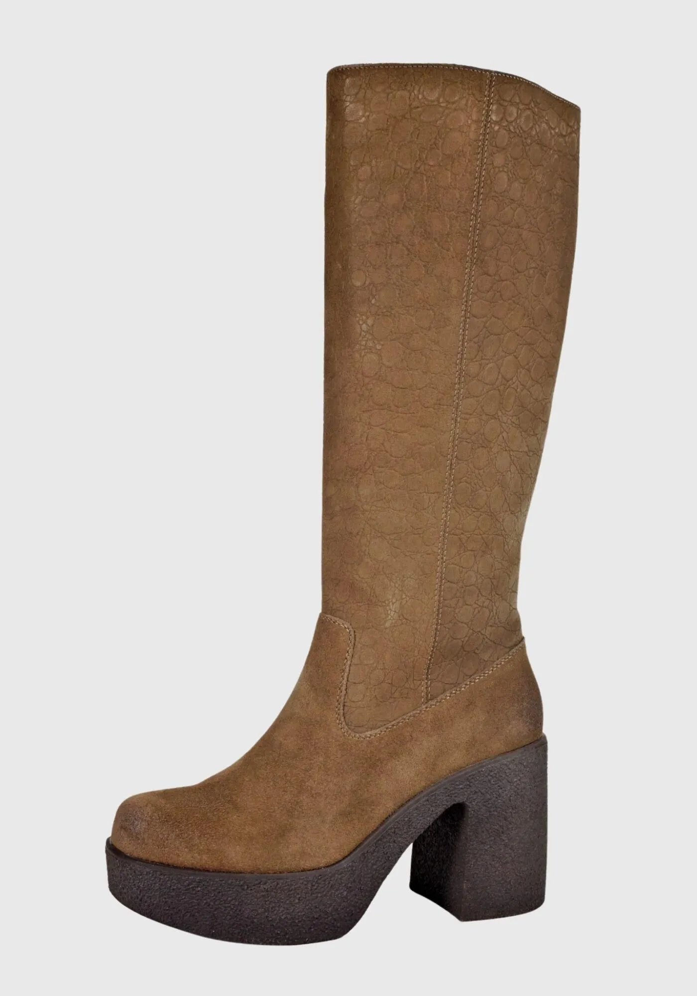 Bota Cuero Semiramis Café