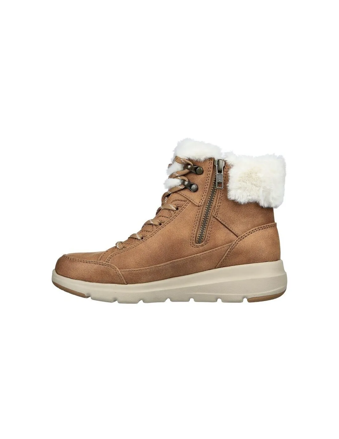 BOTA DE MUJER SKECHERS144178 CUERO
