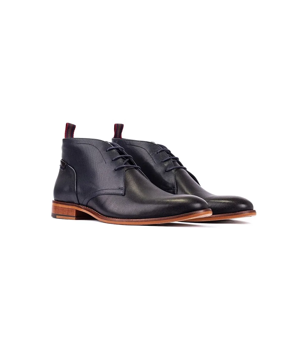 Bota Formal 100% Cuero Para Hombre