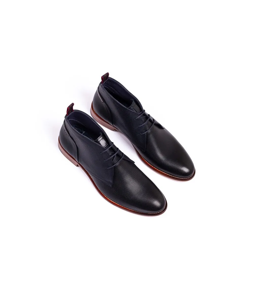 Bota Formal 100% Cuero Para Hombre