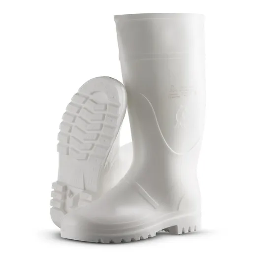 BOTA IMPERMEABLE BLANCA FOCA RAIN  ISO 20347