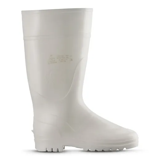 BOTA IMPERMEABLE BLANCA FOCA RAIN  ISO 20347