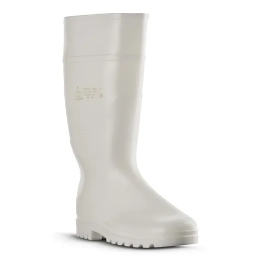 BOTA IMPERMEABLE BLANCA FOCA RAIN  ISO 20347