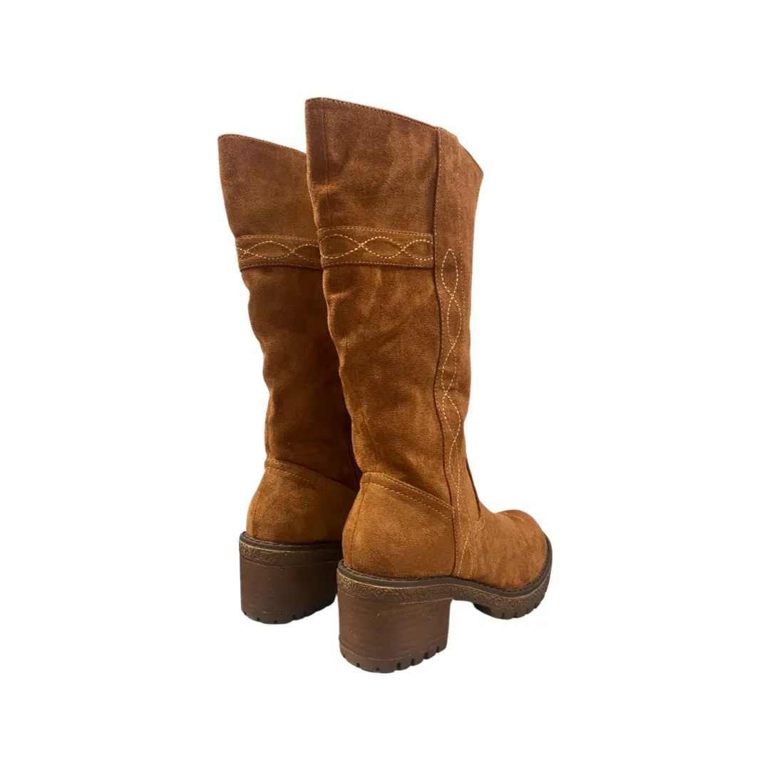 BOTA MUJER MANDARINA 2125DF CUERO