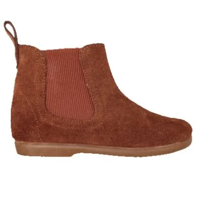 Bota niña cuero chuches cremallera