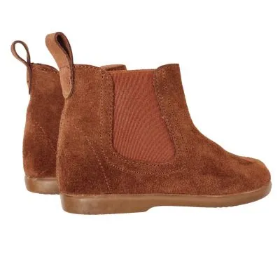 Bota niña cuero chuches cremallera