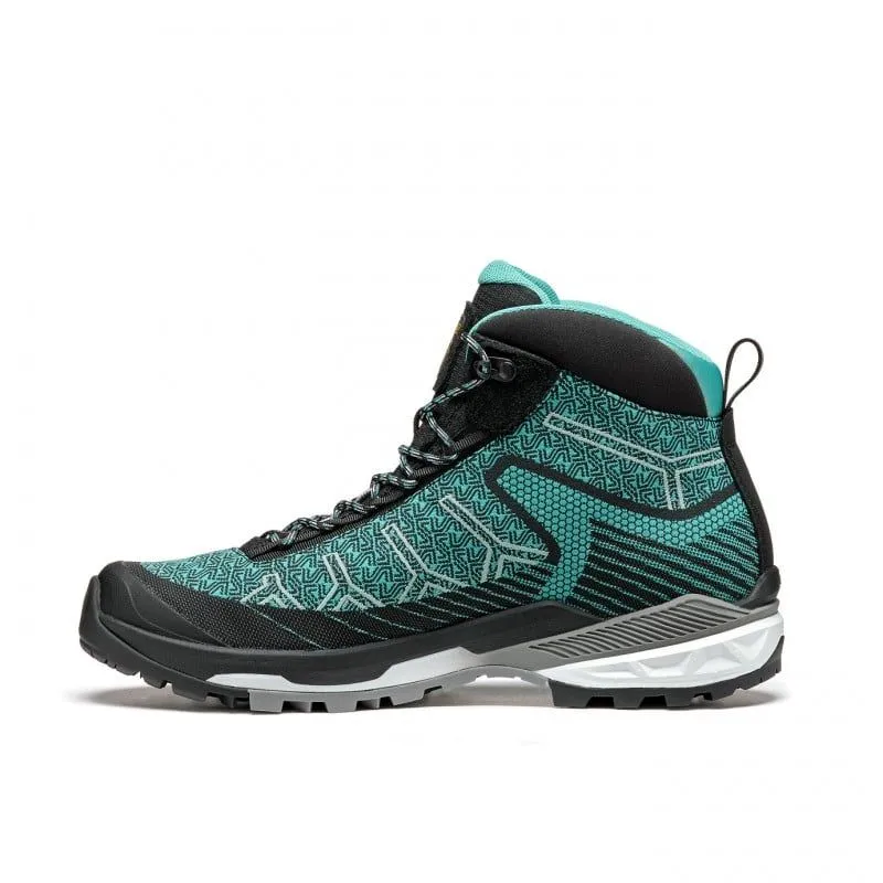 Bota senderismo mujer Asolo FALCON EVO JAQUARD GV ML (NEGRO/VERDE ÁQUA)