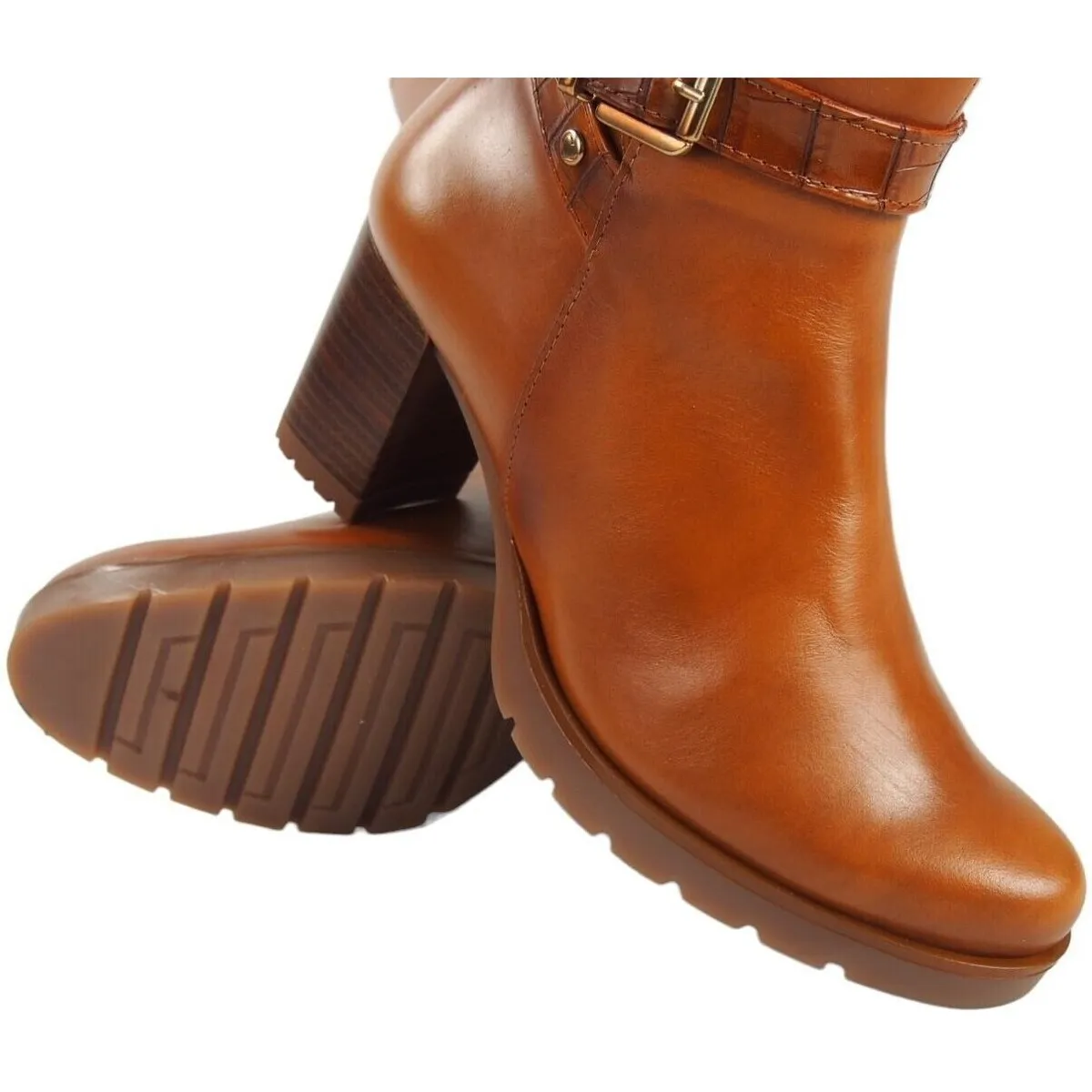 Bota señora  leury 5 cuero