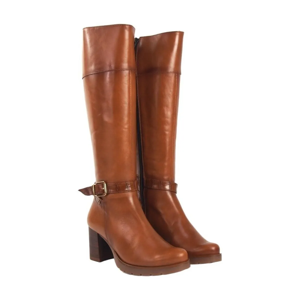Bota señora  leury 5 cuero