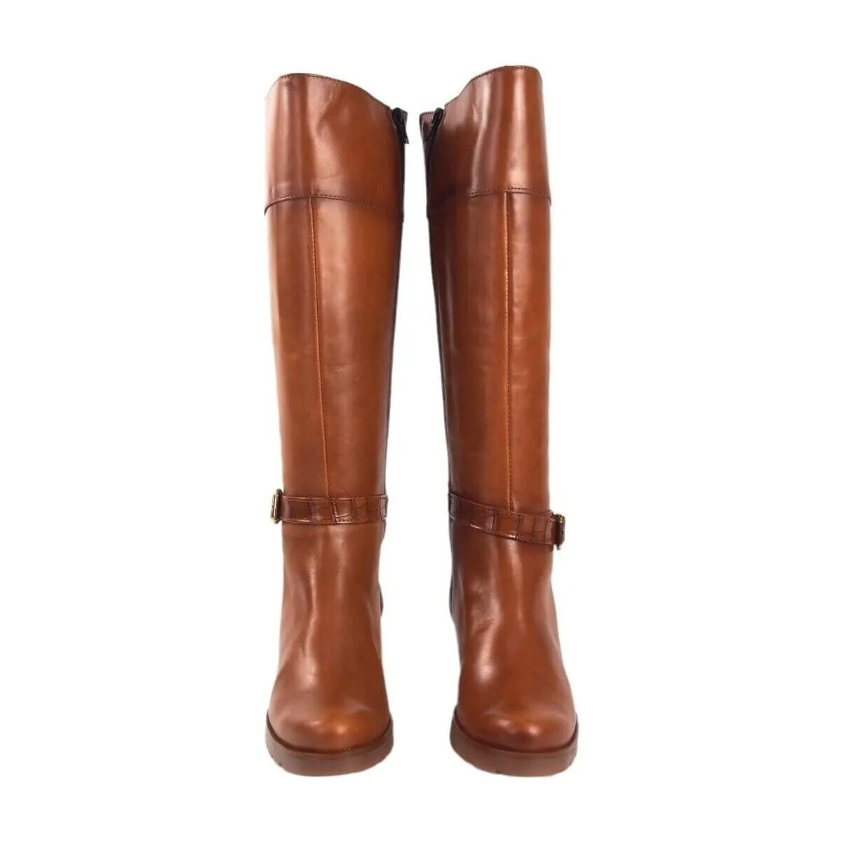 Bota señora  leury 5 cuero