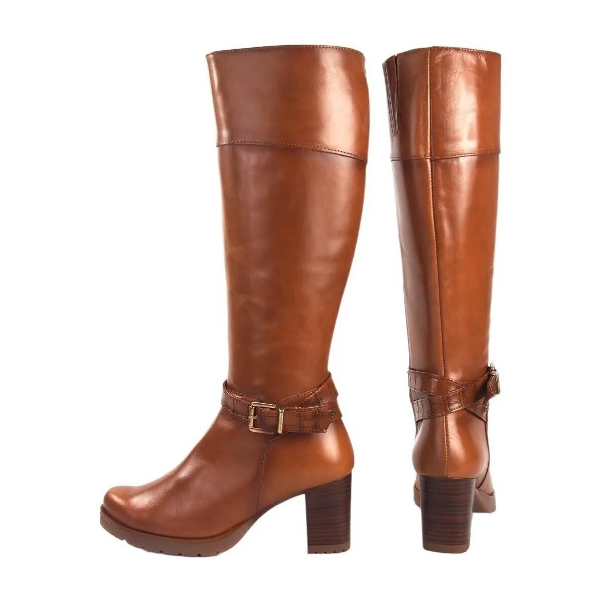 Bota señora  leury 5 cuero