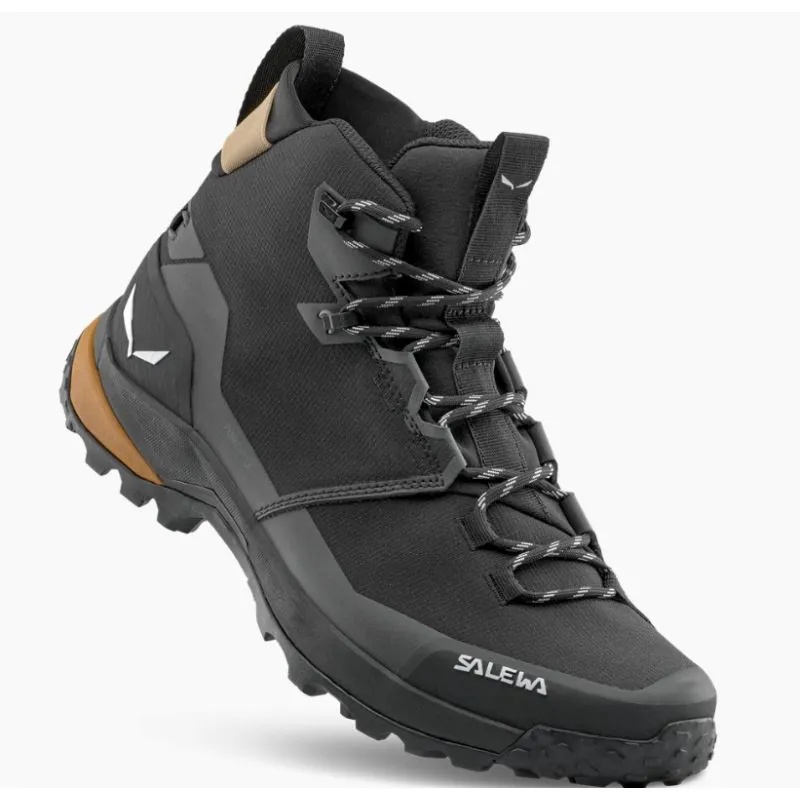 Botas altas de montaña Salewa PUEZ MID PTX (Negro/Negro) Hombre