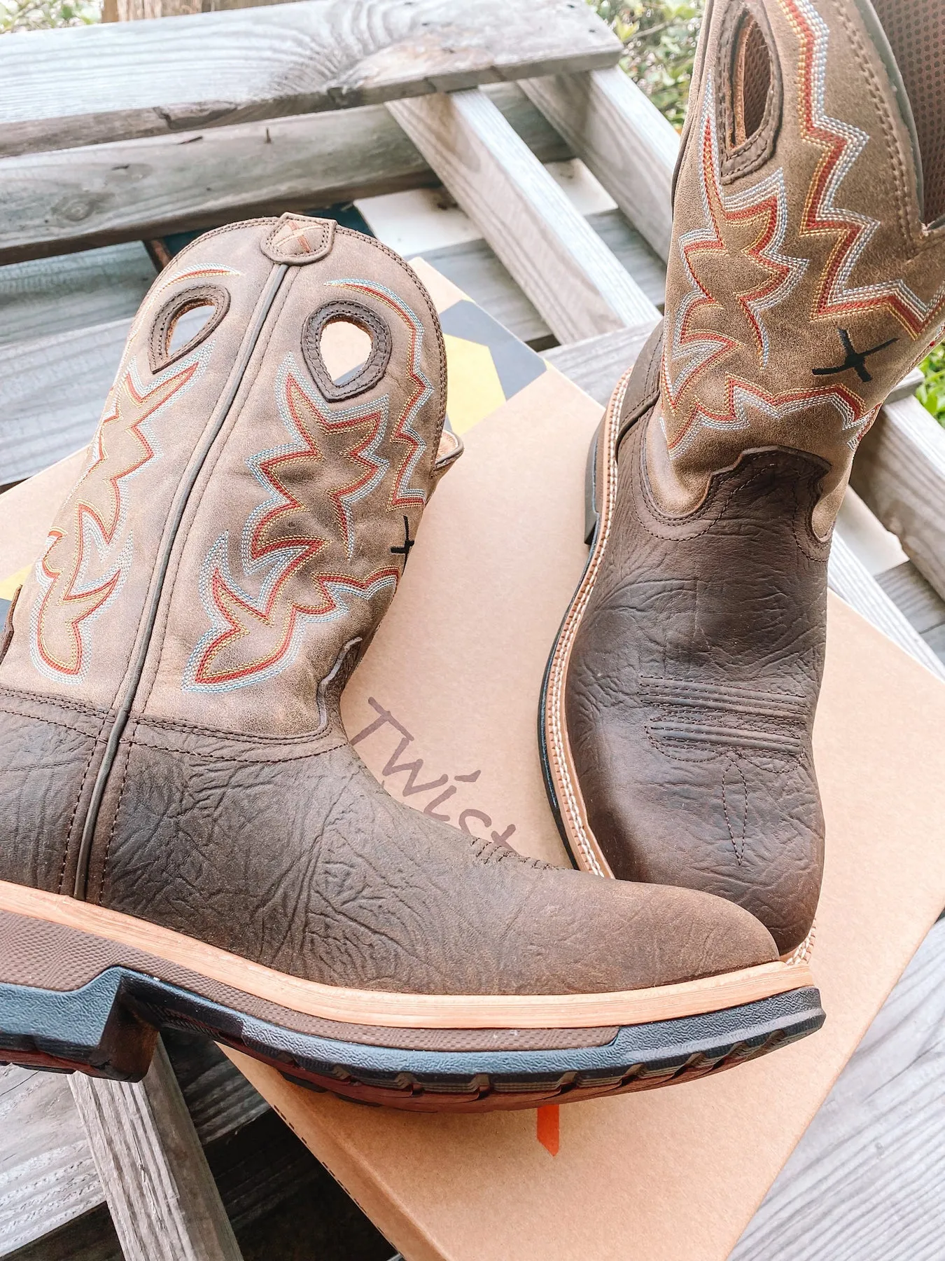 BOTAS DE TRABAJO ESTILO WESTERN TWISTED X LITE PARA HOMBRE