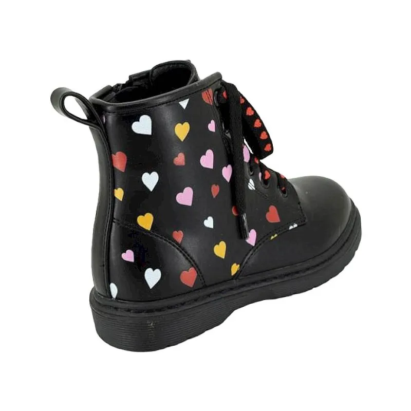 Botas niña militar