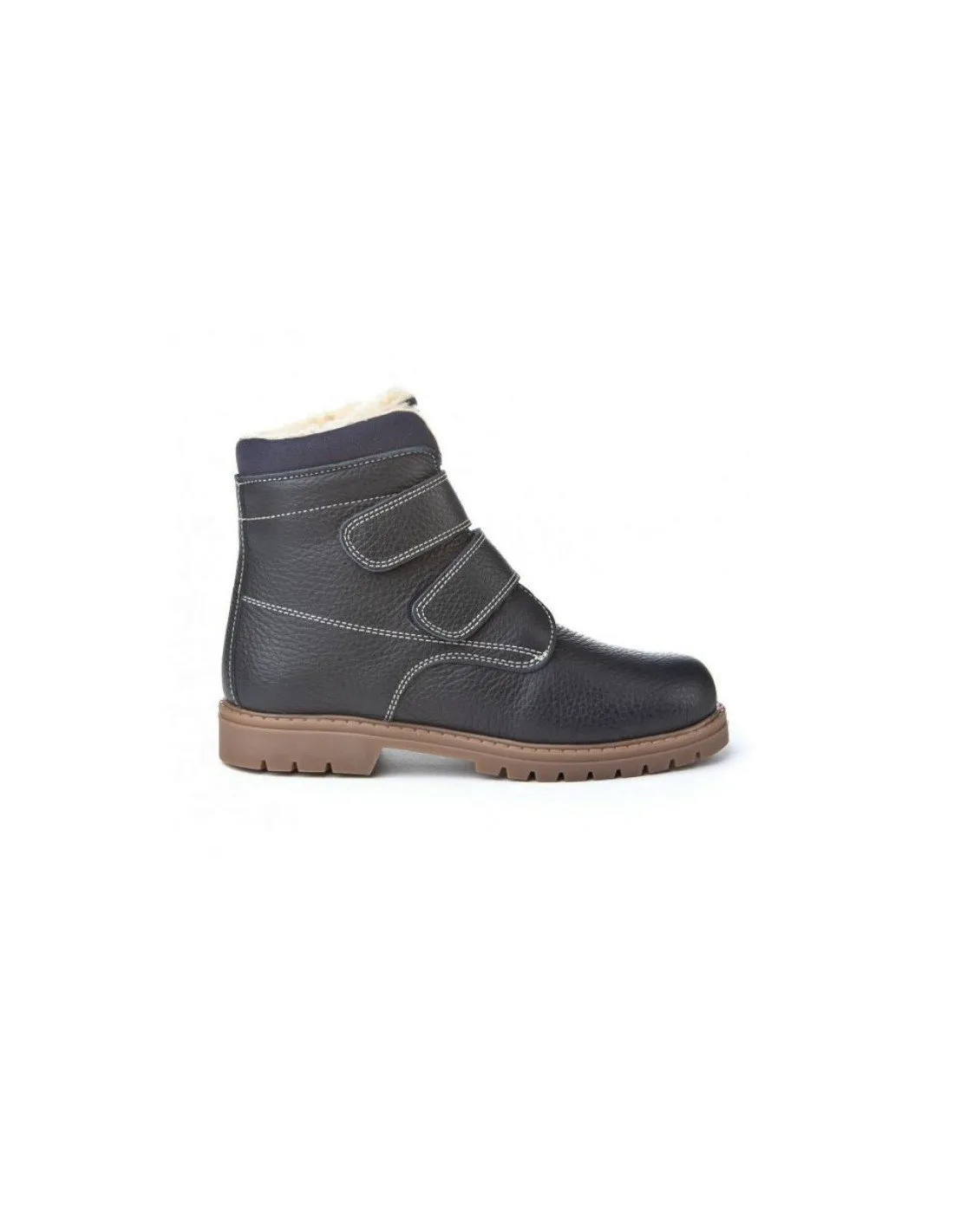 Botas safari piel marino velcro