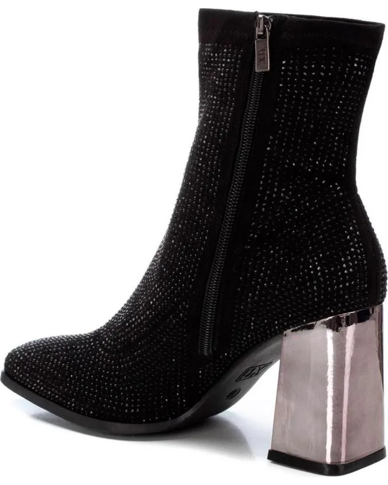 Botas XTI  de Mujer 143114 BOTINES ELASTICOS DE MUJER  NEGRO