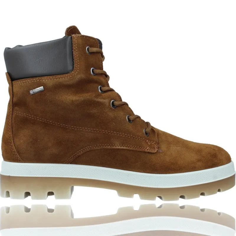 BOTINES CASUAL DE PIEL GORETEX GTX CON CORDONES PARA MUJER DE IGI&CO 81808