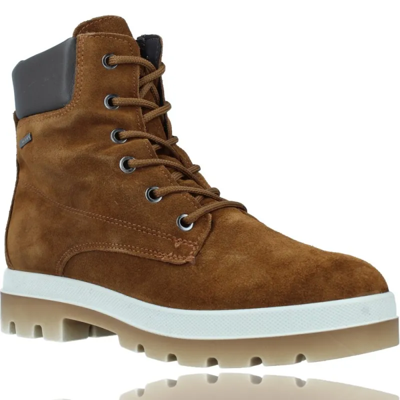 BOTINES CASUAL DE PIEL GORETEX GTX CON CORDONES PARA MUJER DE IGI&CO 81808