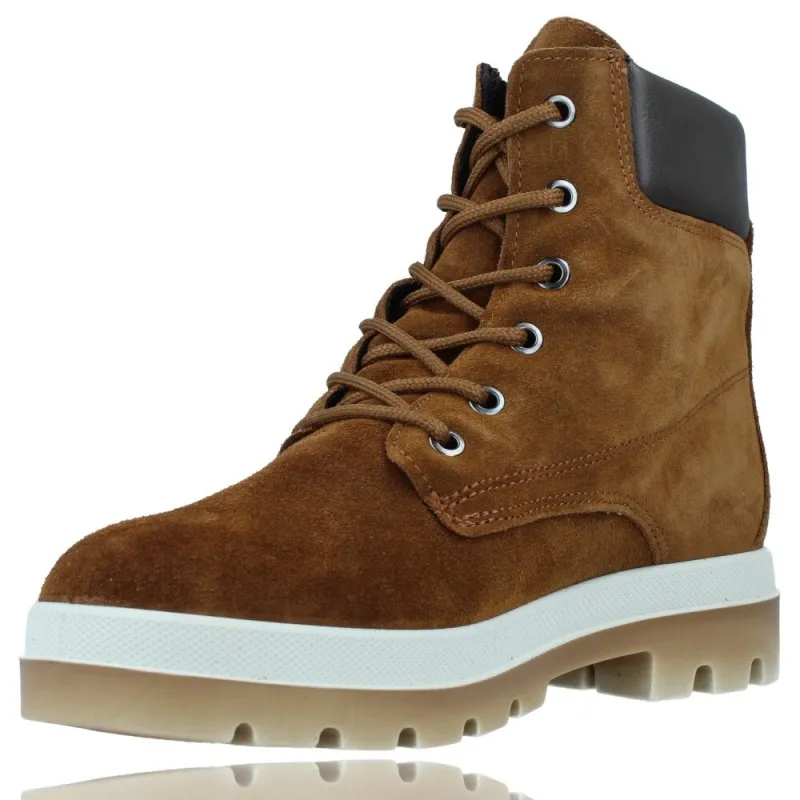 BOTINES CASUAL DE PIEL GORETEX GTX CON CORDONES PARA MUJER DE IGI&CO 81808