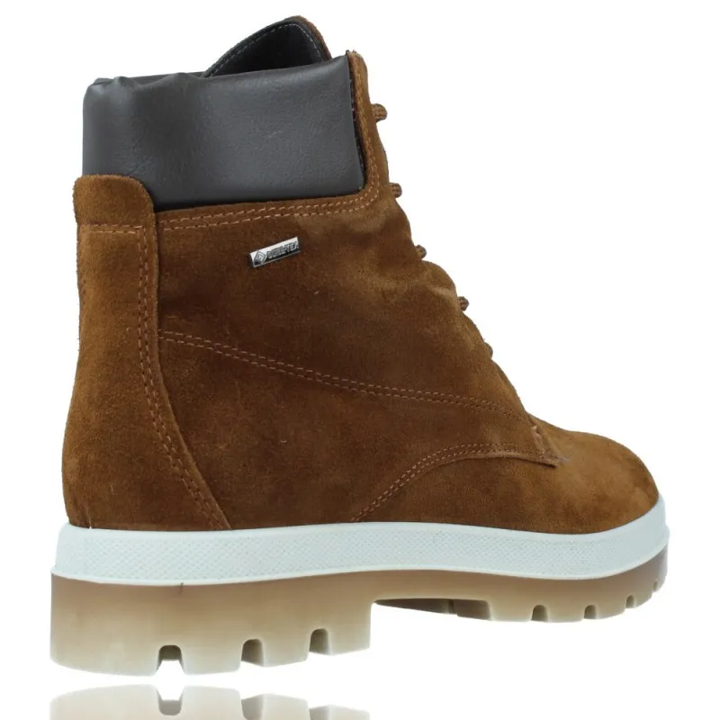 BOTINES CASUAL DE PIEL GORETEX GTX CON CORDONES PARA MUJER DE IGI&CO 81808