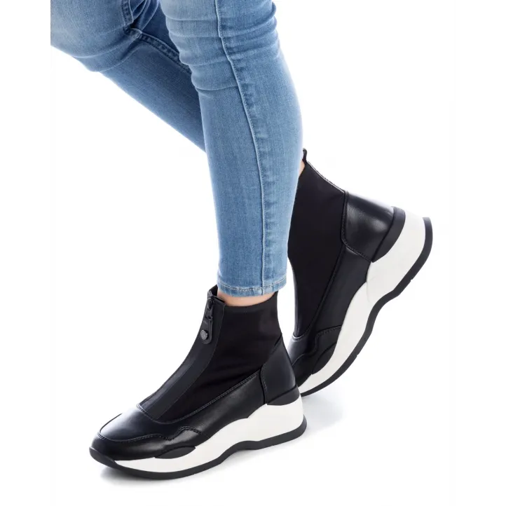 Botines Xti 140501 estilo calcetín con cremallera delantera