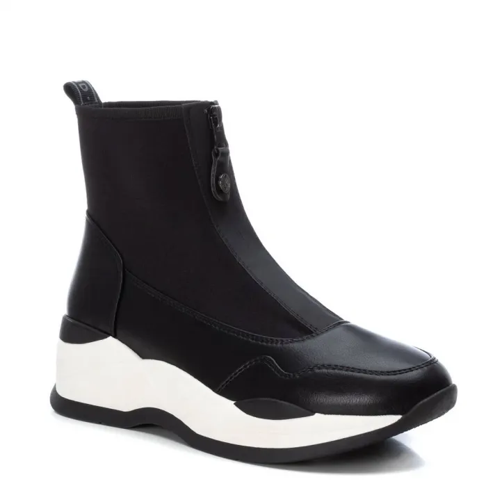 Botines Xti 140501 estilo calcetín con cremallera delantera