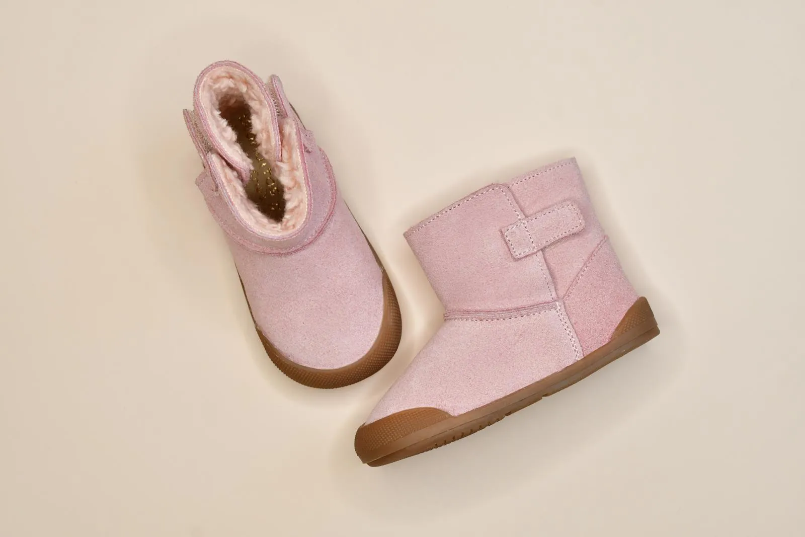 Botita Barefoot Blanditos Copo Rosa