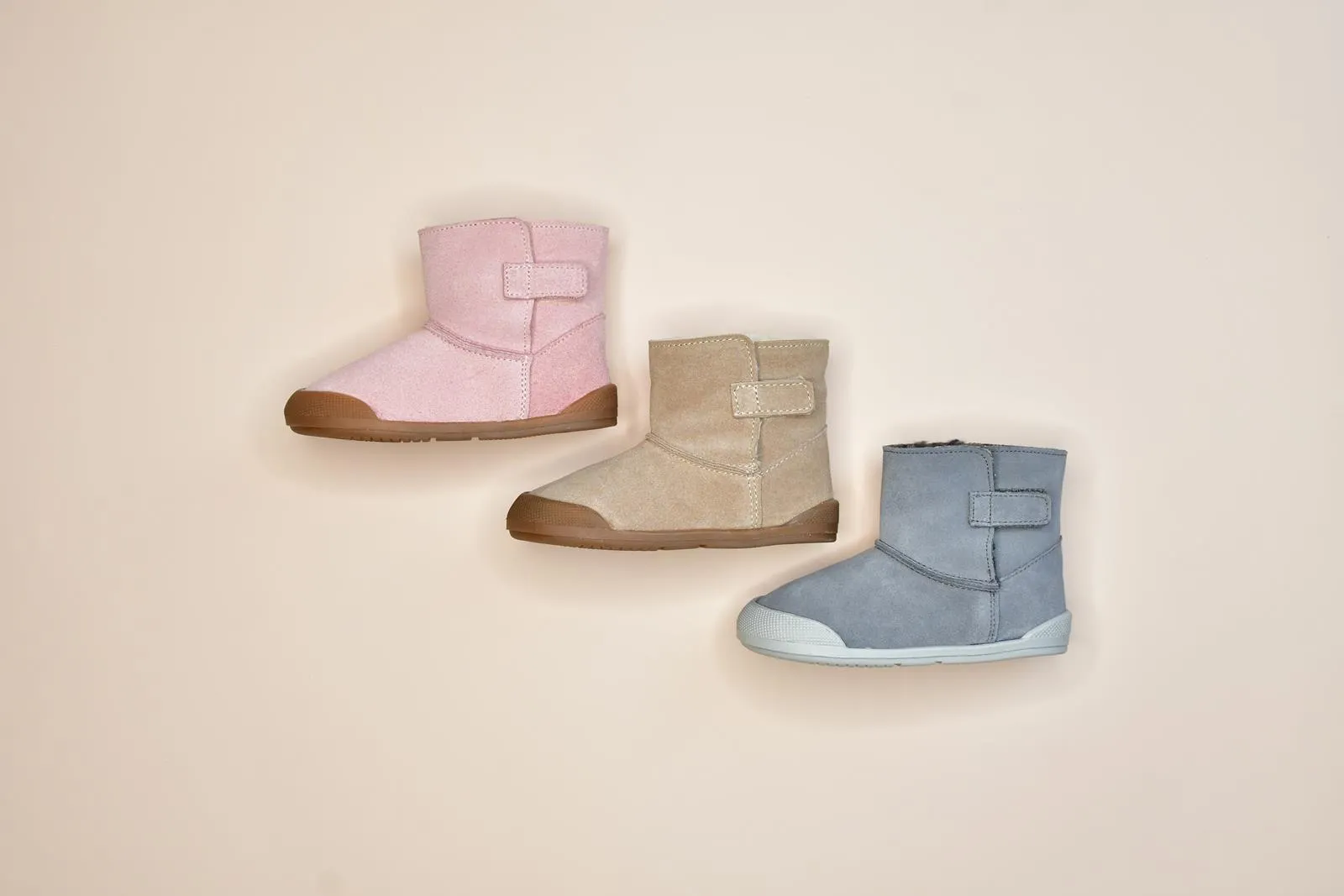 Botita Barefoot Blanditos Copo Rosa