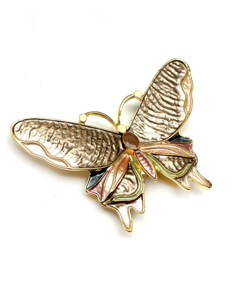 BROCHES DE MARIPOSAS CON CIERRE DE IMAN PARA DECORAR BOLSOS
