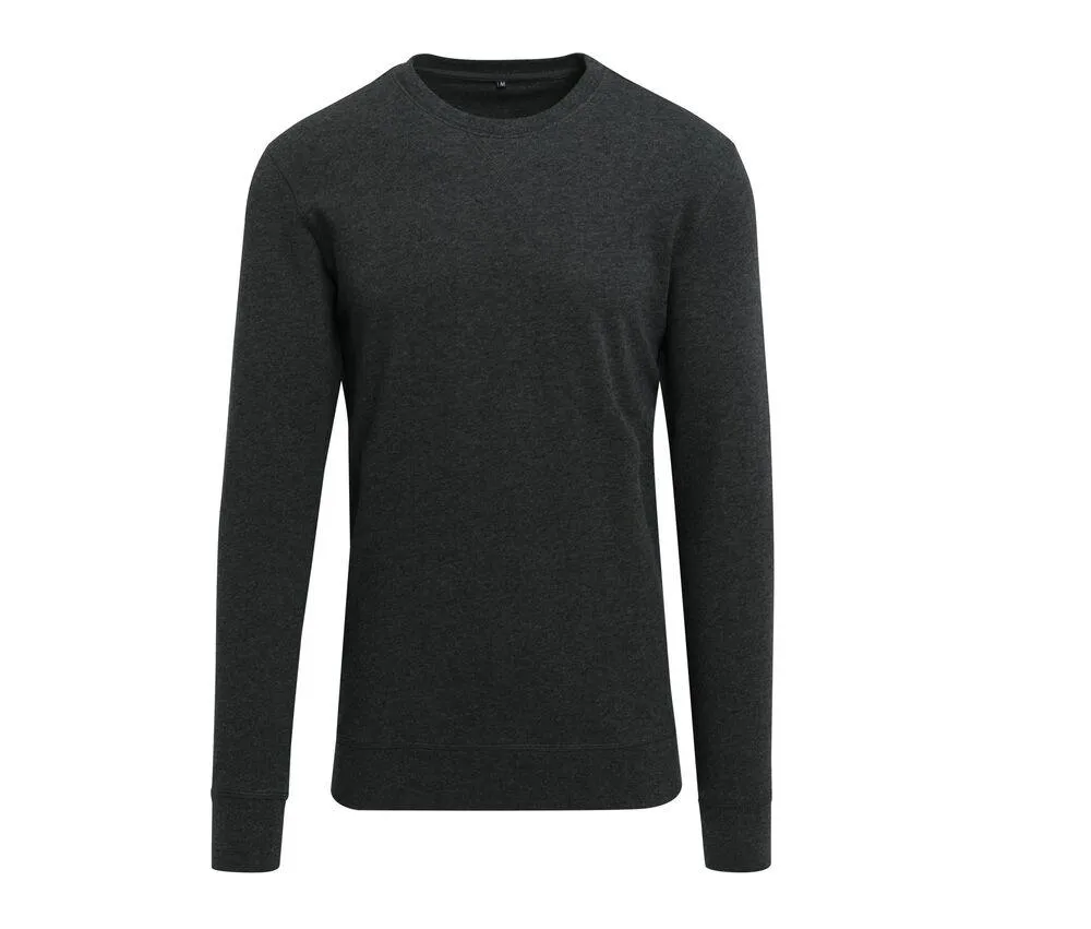 BUILD YOUR BRAND BY010  SUDADERA CUELLO REDONDO BY010  CHARCOAL