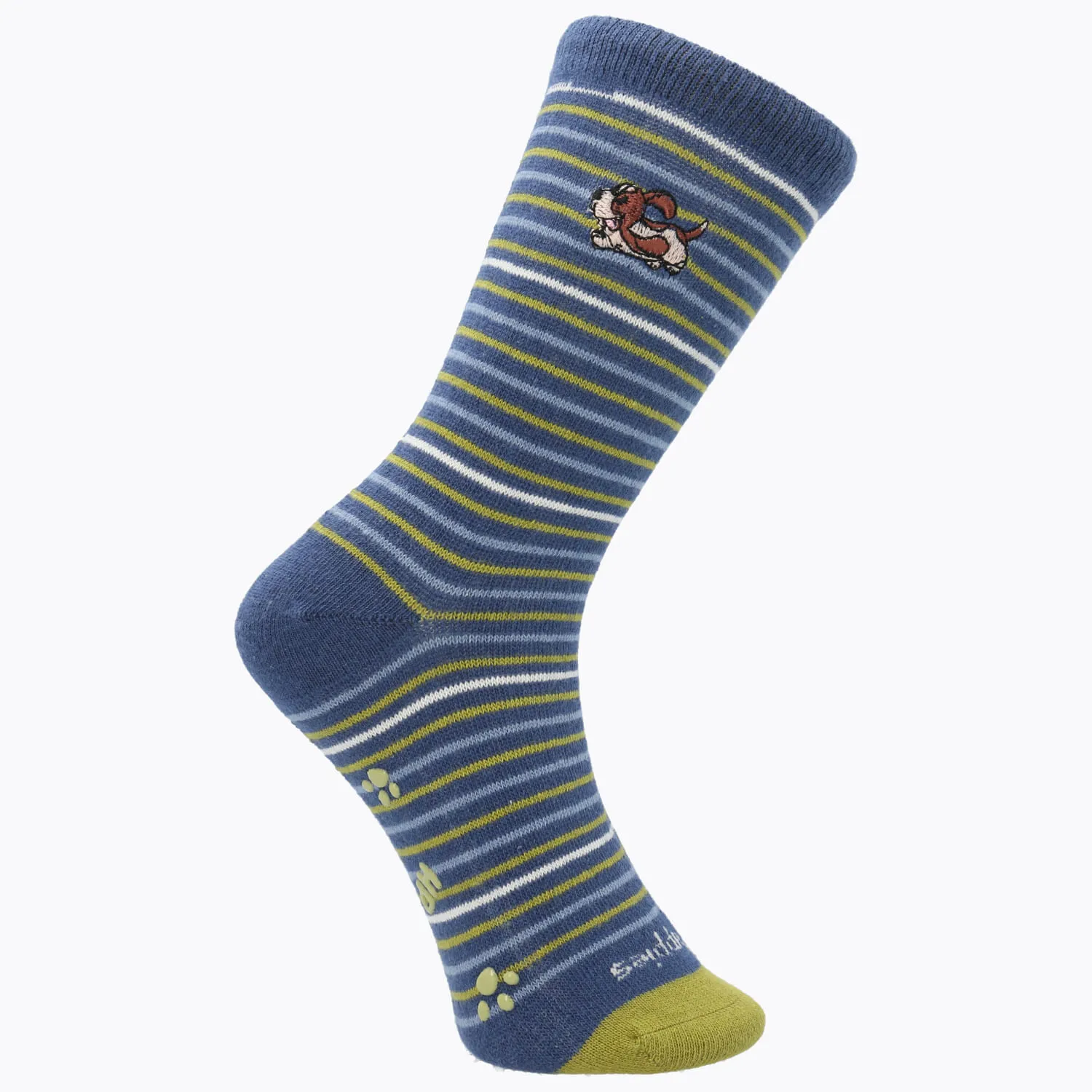 Calcetin Algodón Niño C Stripes Azul Hush Puppies