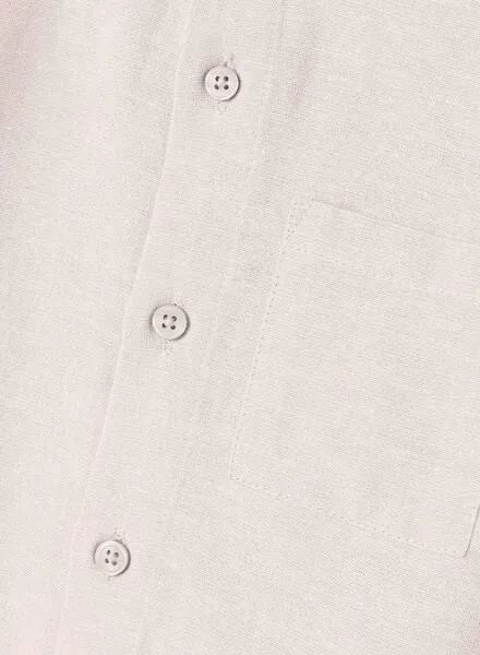 Camisa Name It Faher Lino Beige Para Niño