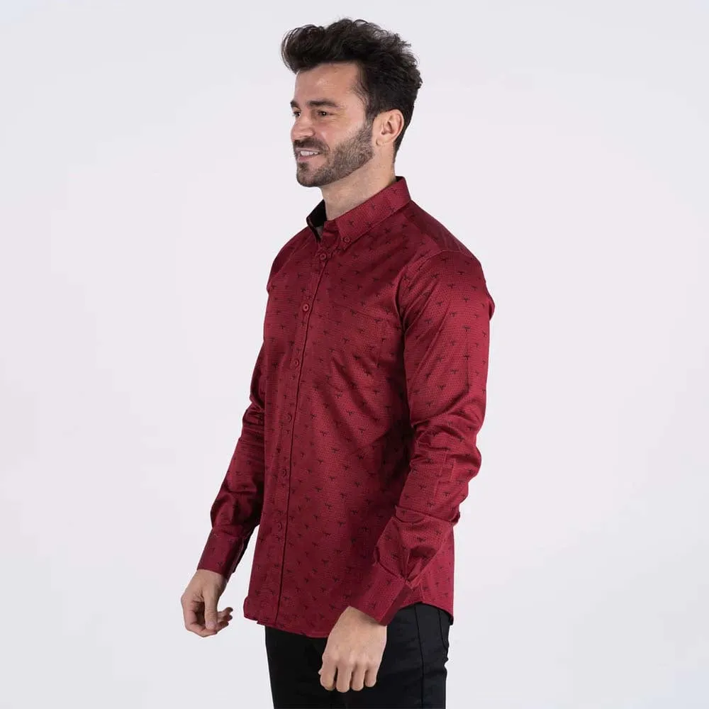Camisa Platini CWL9070 Burgundy