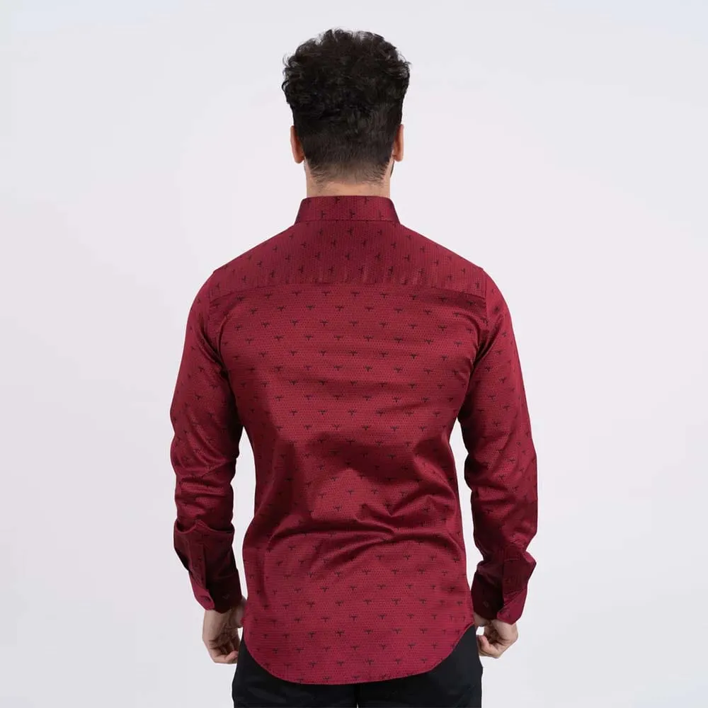 Camisa Platini CWL9070 Burgundy