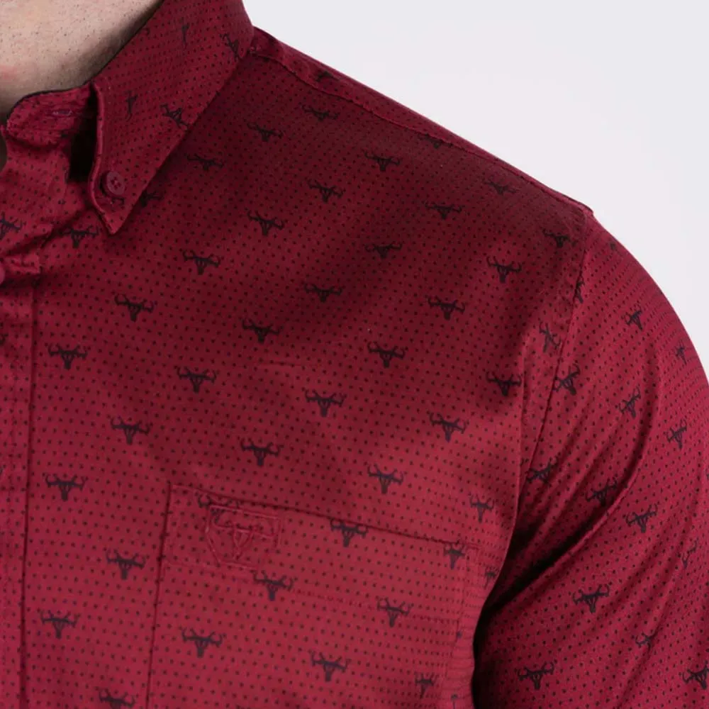 Camisa Platini CWL9070 Burgundy