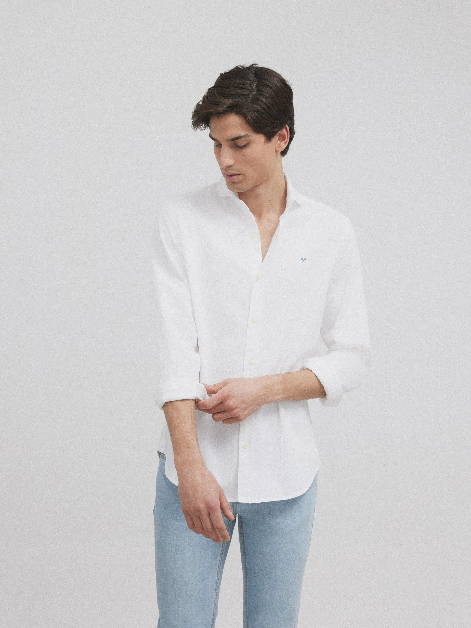 Camisa sport silbon structure blanca