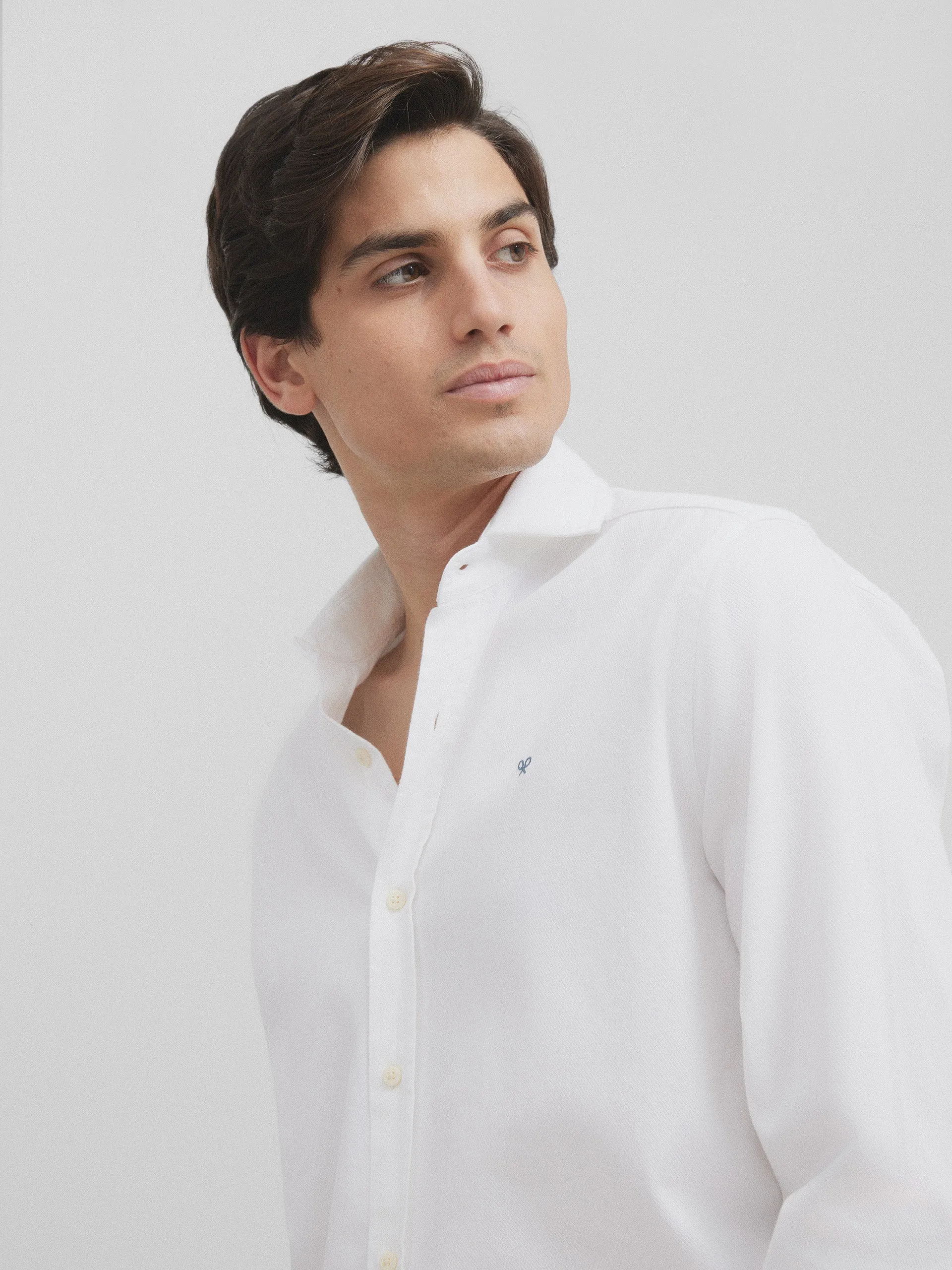 Camisa sport silbon structure blanca