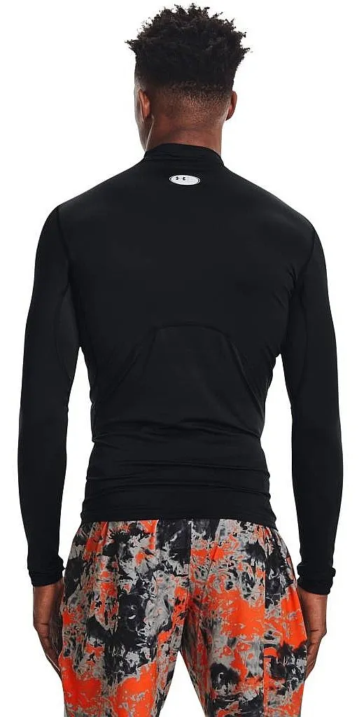 CAMISA UNDER ARMOUR COLDGEAR ARMOUR COMPRESSION MOCK LS  001/BLACK/WHITE  MEN´S