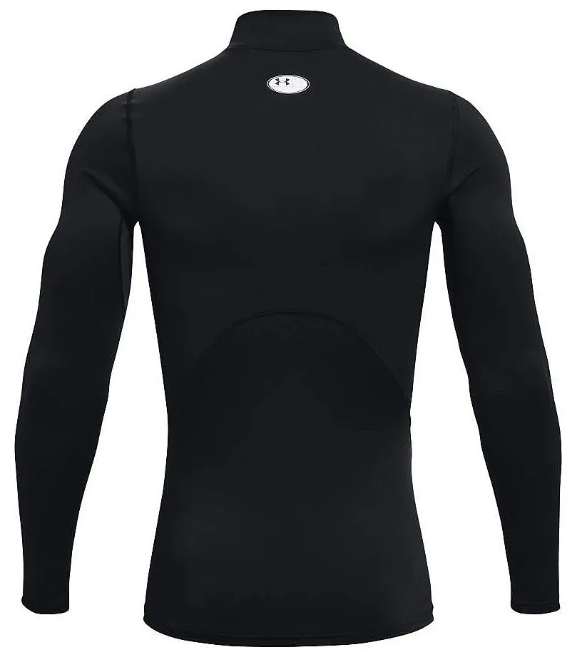 CAMISA UNDER ARMOUR COLDGEAR ARMOUR COMPRESSION MOCK LS  001/BLACK/WHITE  MEN´S