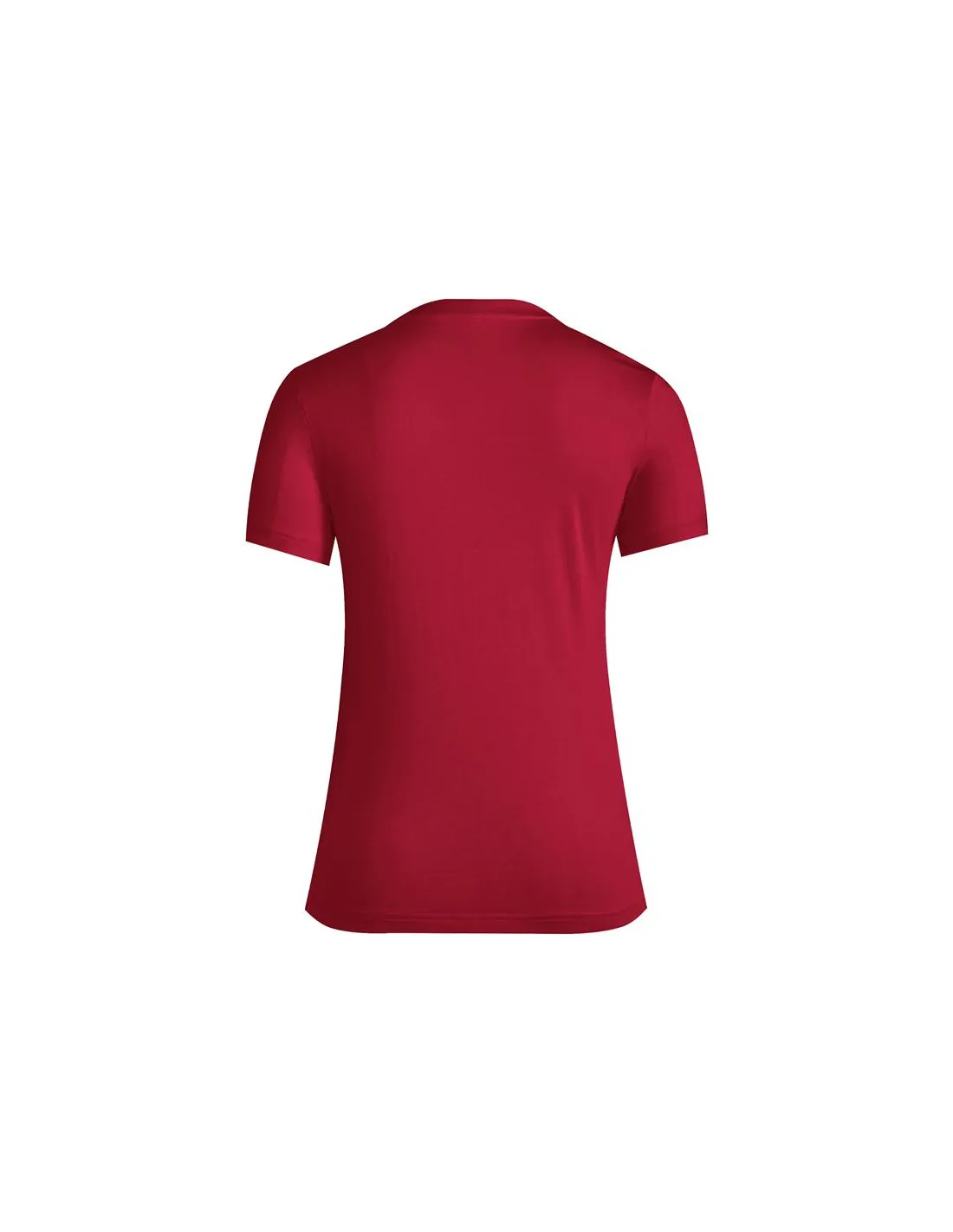 Camiseta adidas Essentials Slim Logo Mujer Rojo