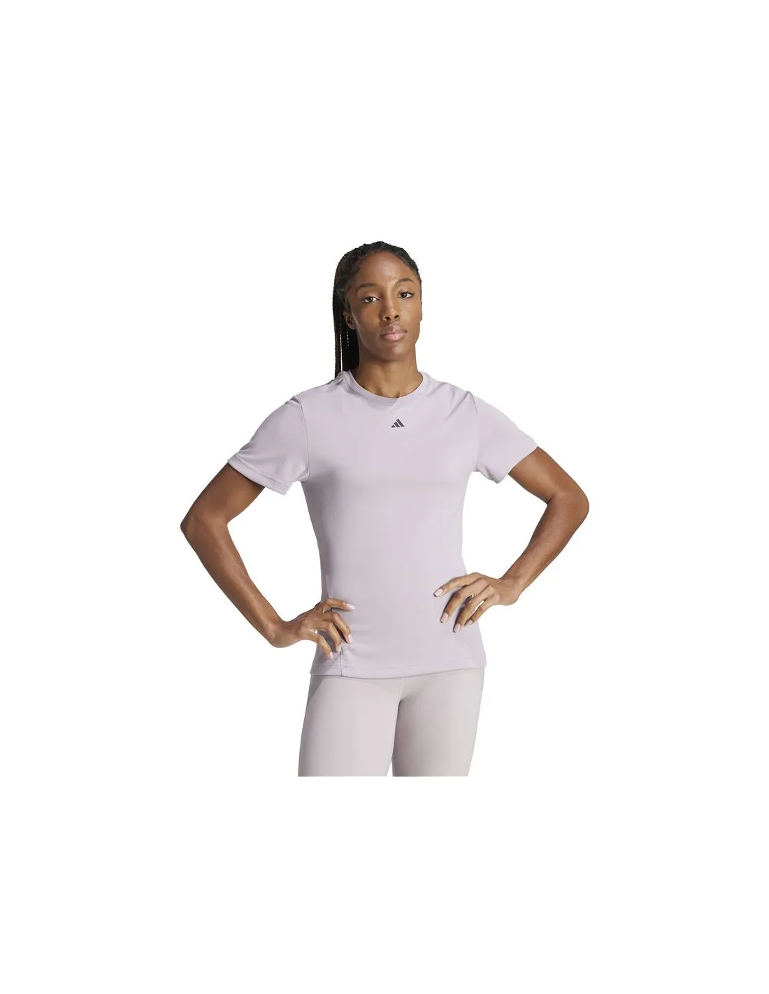 Camiseta de Fitness adidas Essentials D4T Hiit Sc Mujer Lila
